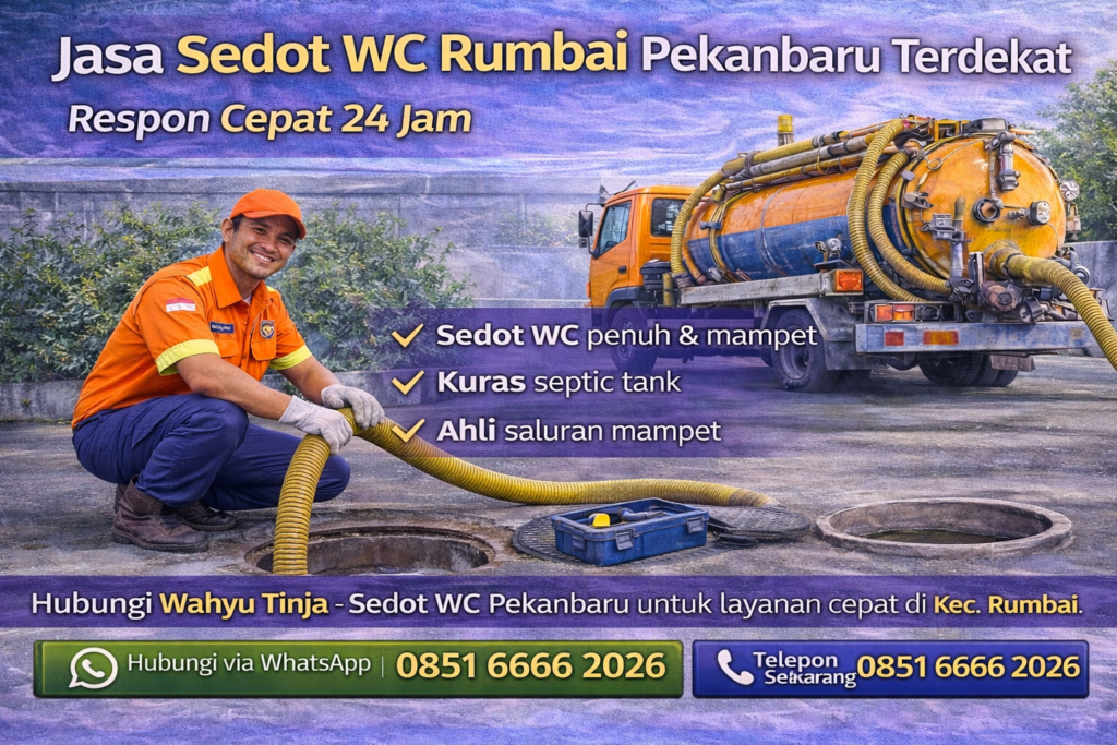 Jasa Sedot WC Rumbai Pekanbaru