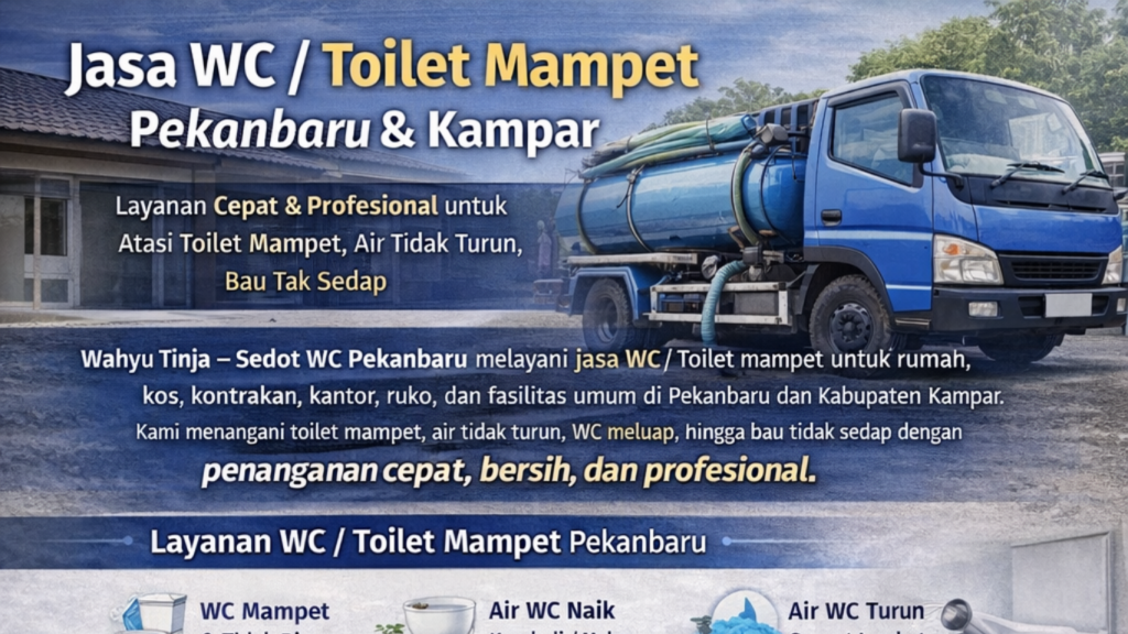 jasa WC / toilet mampet