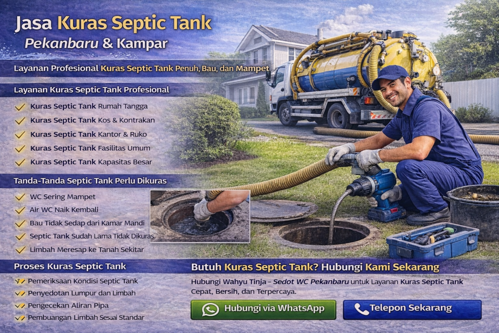 Kuras Septic Tank Pekanbaru